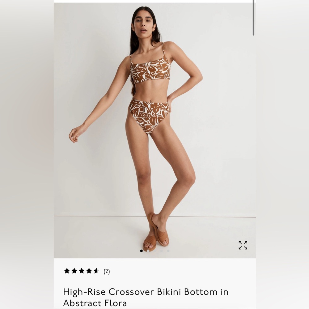 Madewell Floral Bikini, size S
